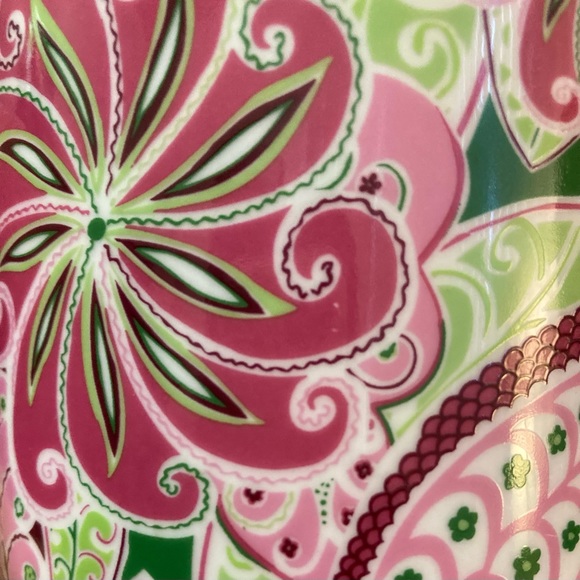 Vera Bradley Pinwheel Pink, Green 32oz Teapot Andrea by Sadek - Picture 9 of 12